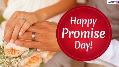 Promise Day 2020 Wishes: प्रॉमिस डे पर अपने प्यार से करें कोई खूबसूरत वादा, भेजें ये रोमाटिंक हिंदी WhatsApp Stickers, Facebook Greetings, Shayaris, Messages, Photo, SMS और वॉलपेपर्स