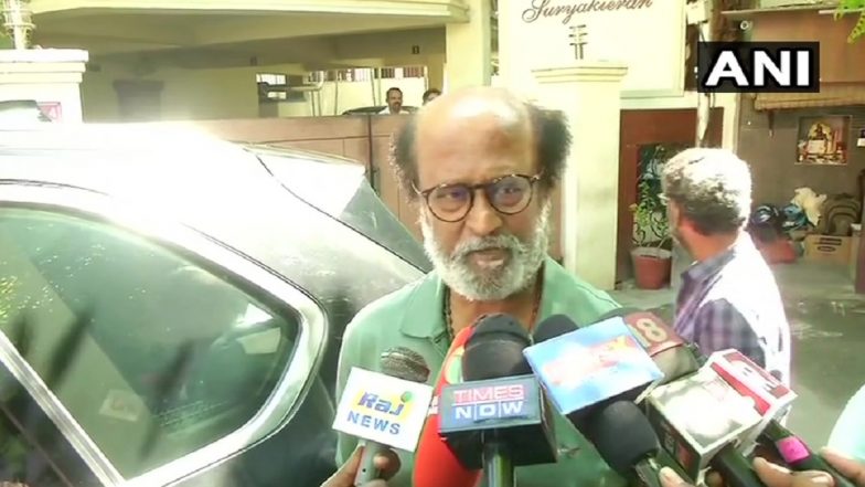 रजनीकांत ने सीएए पर किया केंद्र सरकार का समर्थन, कहा- अगर मुसलमानों पर इसका असर हुआ तो सबसे पहले मैं उनके साथ खड़ा रहूंगा