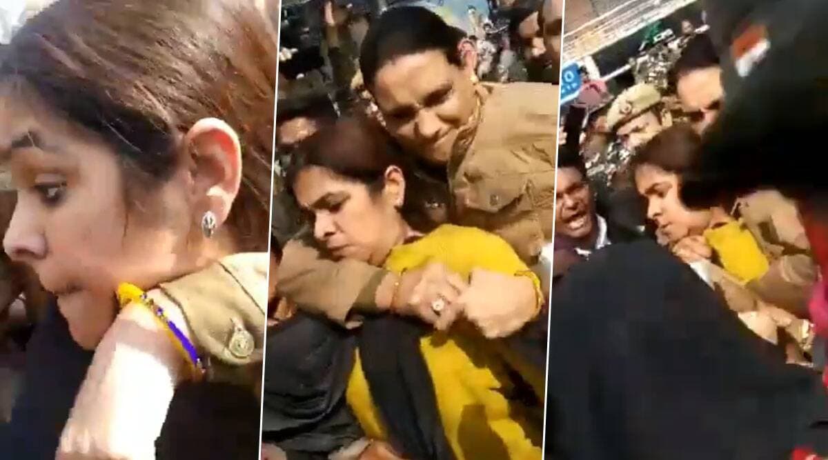 शाहीन बाग: बुर्के में कैमरा छिपाकर विरोध प्रदर्शन में पहुंची राइट विंग यूट्यूबर गुंजा कपूर, प्रदर्शनकारियों ने किया पुलिस के हवाले; देखें वीडियो शाहीन बाग: बुर्के में कैमरा छिपाकर विरोध प्रदर्शन में पहुंची राइट विंग यूट्यूबर गुंजा कपूर, प्रदर्शनकारियों ने किया पुलिस के हवाले; देखें वीडियो