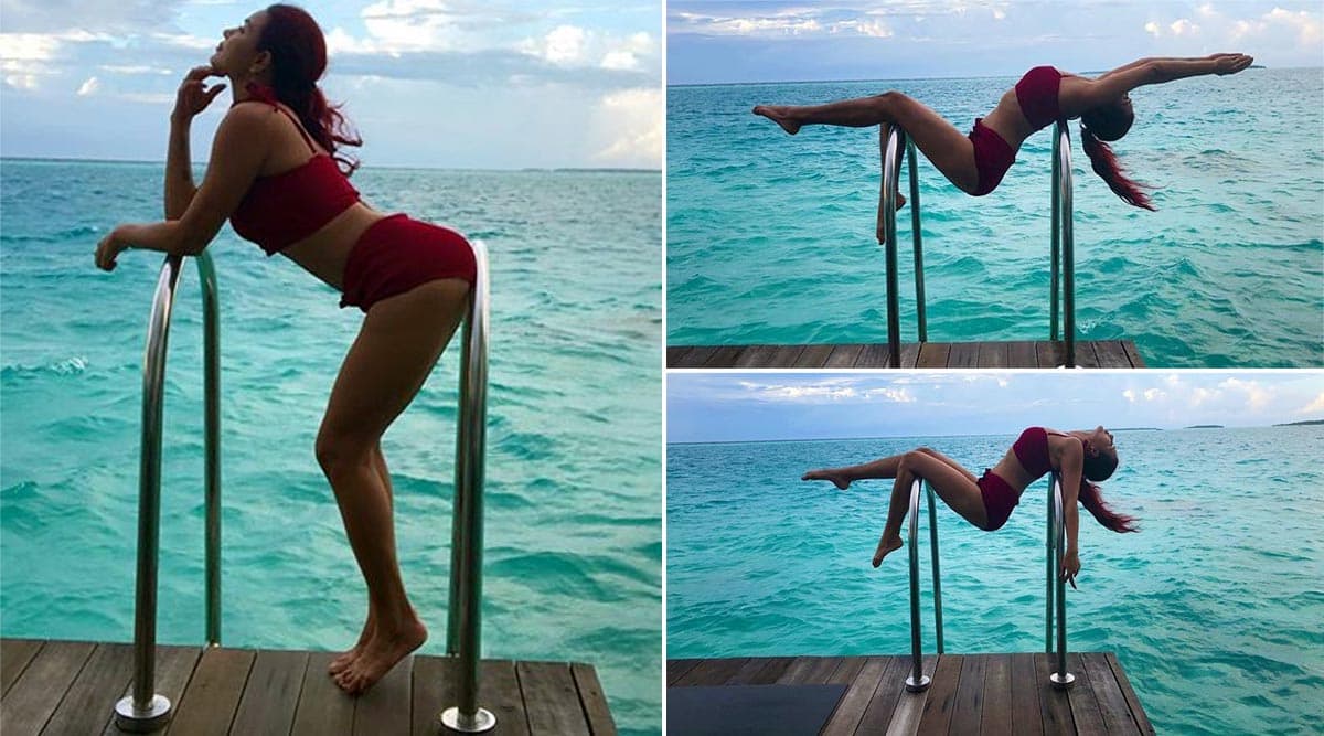 नागिन एक्ट्रेस Aashka Goradia ने समुद्र किनारे किया योग, Hot Photos से फैंस को बनाया दीवाना नागिन एक्ट्रेस Aashka Goradia ने समुद्र किनारे किया योग, Hot Photos से फैंस को बनाया दीवाना