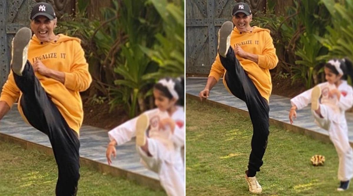 अक्षय कुमार ने बेटी नितारा को दी सेल्फ डिफेंस की ट्रेनिंग, ट्विंकल खन्ना ने शेयर की ये शानदार फोटो अक्षय कुमार ने बेटी नितारा को दी सेल्फ डिफेंस की ट्रेनिंग, ट्विंकल खन्ना ने शेयर की ये शानदार फोटो