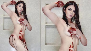Sherlyn Chopra Sexy Photo: Nude होकर शर्लिन चोपड़ा ने अपनी बॉडी पर लगाया चॉकलेट क्रीम, दिया Hot पोज