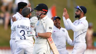 IND vs NZ 1st Test Match Day 3: पहली पारी में 348 रन पर ऑल आउट हुई कीवी टीम, भारत के उपर 183 रन की बनाई बढ़त