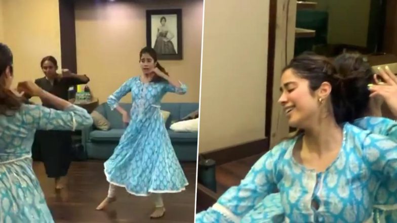 जाह्नवी कपूर ने 'पीया तोसे नैना लागे' सॉन्ग पर किया शानदार डांस, Video में दिखी श्रीदेवी की झलक