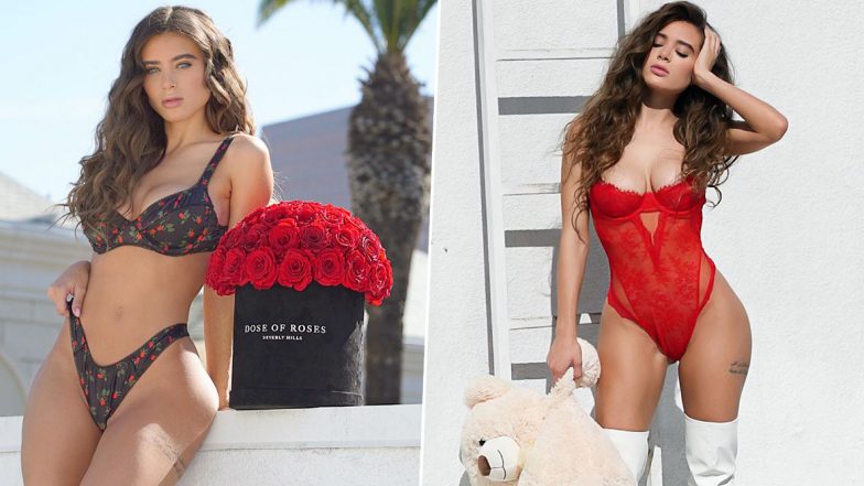 अमेरिकन पोर्न स्टार लाना रोड्स ने Red Lingerie में पोस्ट की सेक्सी फोटोज, Pornhub पर है मशहूर