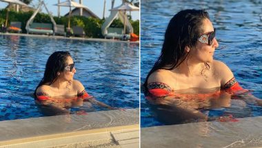 संजय दत्त की पत्नी मान्यता दत्त ने स्विमिंग पूल से पोस्ट की Wet & Wild Photo, देखें उनका ये Hot अंदाज