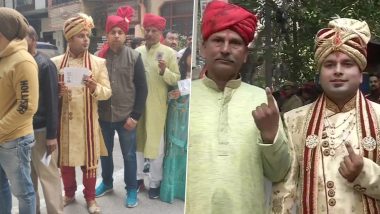Delhi Assembly Elections: शादी से पहले बारात लेकर वोट डालने पहुंचा दूल्हा, देखें वायरल वीडियो