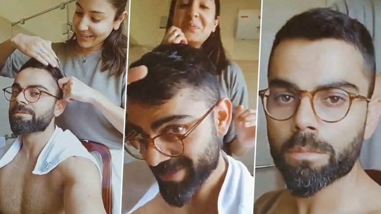 क्‍वारेंटाइन में रह रहें विराट कोहली की हेयर स्टाइलिस्ट बनी पत्नी अनुष्का शर्मा, किचन कैंची से कांटे बाल (Video)