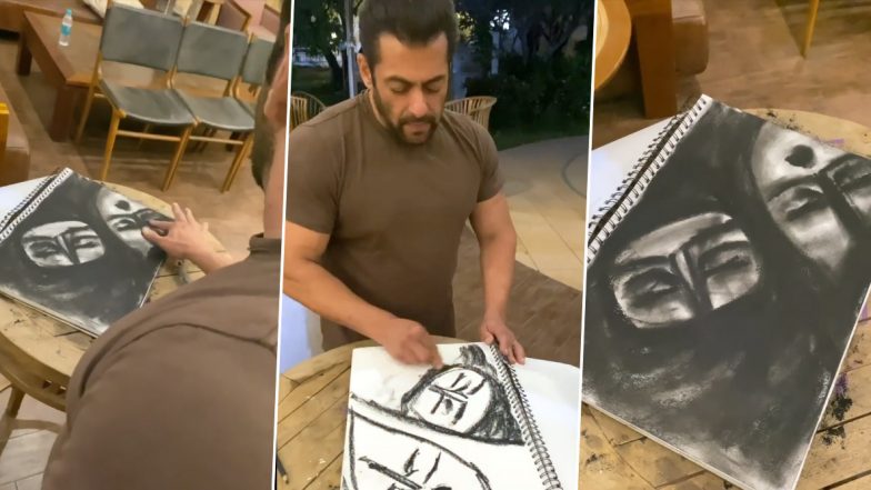 कोरोना वायरस: घर पर स्केचिंग करते हुए टाइम स्पेंड कर रहे हैं सलमान खान, शेयर किया वीडियो