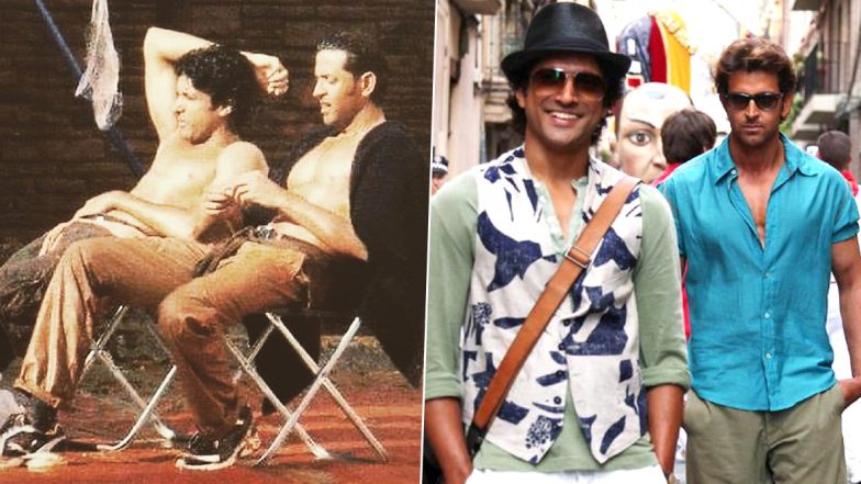 फरहान अख्तर ने ऋतिक रोशन संग शेयर की जिंदगी ना मिलेगी दोबारा के सेट से शर्टलेस फोटो, एक्टर ने ऐसे किया रियेक्ट