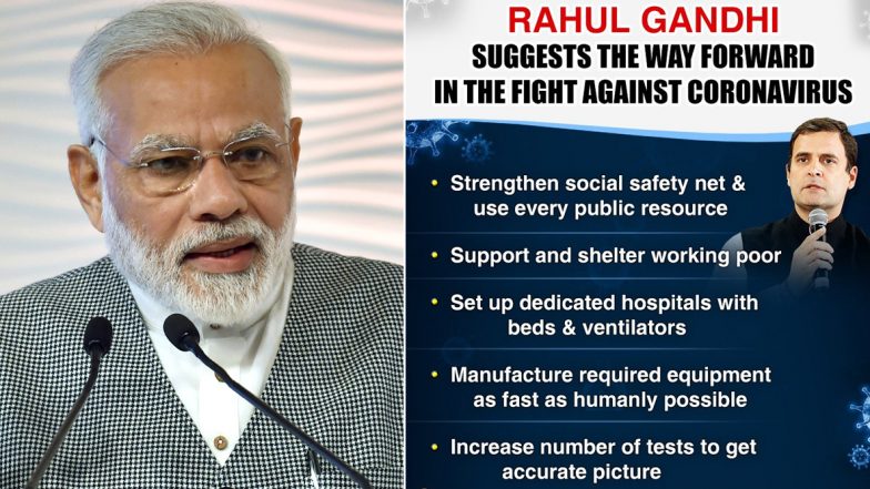 कोरोना के खिलाफ जंग: राहुल गांधी ने सरकार को COVID-19 से लड़ने के लिए दिए 5 TIPS