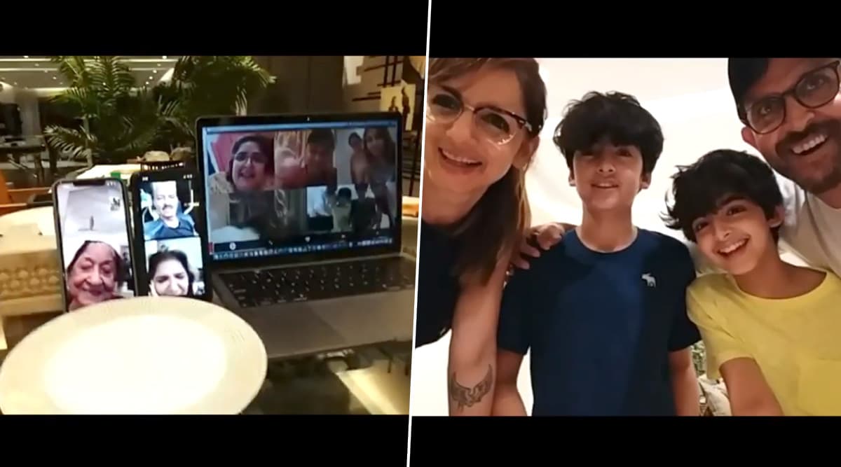 लॉकडाउन के बीच ऋतिक रोशन ने बेटे रेहान का अनोखे अंदाज में मनाया बर्थडे, ऐसे साथ आया पूरा परिवार (Video) लॉकडाउन के बीच ऋतिक रोशन ने बेटे रेहान का अनोखे अंदाज में मनाया बर्थडे, ऐसे साथ आया पूरा परिवार (Video)