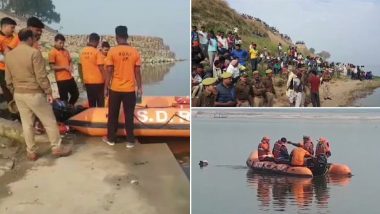 उत्तर प्रदेश: चंदौली नाव हादसे में 5 लोग अभी भी लापता, राहत बचाव कार्य जारी