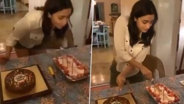 अपने खास दोस्तों के साथ आलिया भट्ट ने मनाया बर्थडे, देर रात काटा केक (Video)