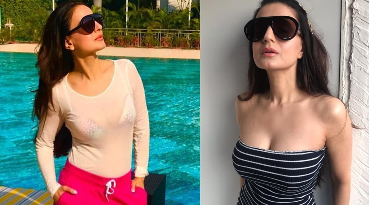 Ameesha Patel Hot Photos: अमीषा पटेल ने पहनी रेड कलर की ट्रांसपरेंट टी-शर्ट, सोशल मीडिया पर वायरल हो गई फोटो Ameesha Patel Hot Photos: अमीषा पटेल ने पहनी रेड कलर की ट्रांसपरेंट टी-शर्ट, सोशल मीडिया पर वायरल हो गई फोटो