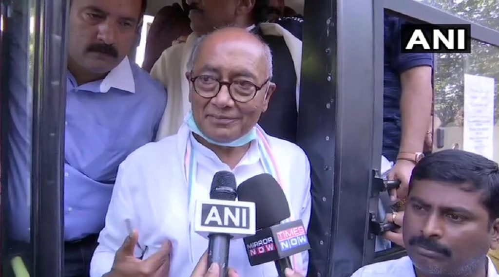 दिग्विजय बोले, नफरत के सौदागर हैं भाजपा, संघ और हिंदू महासभा के कुछ तत्व