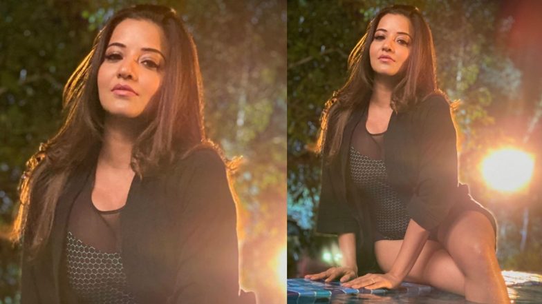 Monalisa Hot Photo: भोजपुरी स्टार मोनालिसा पति संग पूल में आईं नजर, ब्लैक बिकिनी में ढाया कहर