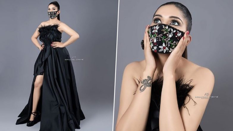 Sapna Choudhary Photos: कोरोना वायरस के कहर के बीच सपना चौधरी ने मास्क पहन कर करवाया फोटोशूट