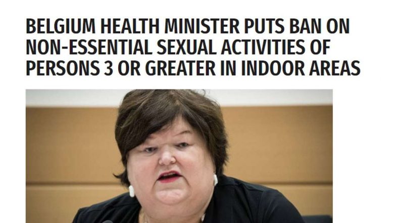 Fact Check: COVID-19 से बचने के लिए बेल्जियम में गैर जरूरी SEX गतिविधियों पर लगी रोक? जानें वायरल आर्टिकल की सच्चाई