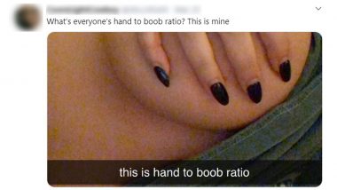 'What Is Your Hand to Boob Ratio?' ट्विटर पर हो रहा है ट्रेंड, यूजर्स अपने ब्रेस्ट की NSFW तस्वीरें कर रहे हैं शेयर