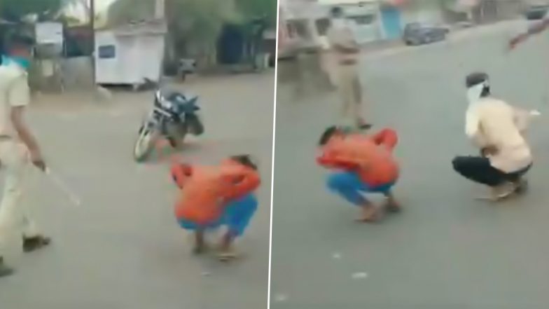 लॉकडाउन: राजस्थान के प्रतापगढ़ में घरों से बाहर निकले युवकों को पुलिस ने दी ये सजा, वीडियो वायरल 