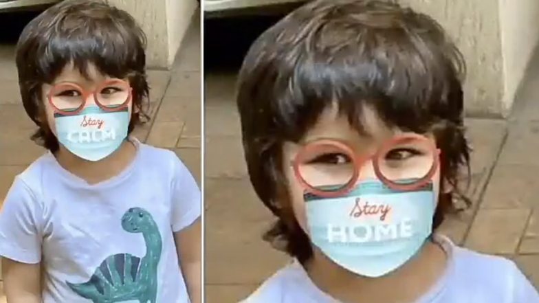 COVID-19: तैमूर अली खान ने फैंस से की घर पर रहने की अपील, देखें Viral Cute Video