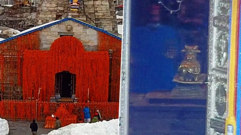 COVID-19 लॉकडाउन के बीच केदारनाथ धाम के कपाट खुले, महामारी के कारण तीर्थयात्री नहीं हो पाए शामिल