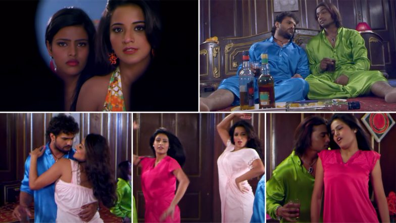 Bhojpuri Hit Song Video: खेसारी लाल यादव और मोनालिसा के भोजपुरी गाने 'कोरा में सुता' में दिखा इनका हॉट रोमांस