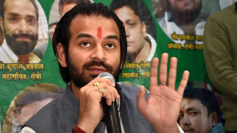 Bihar Assembly Election 2020: तेज प्रताप यादव ने बीजेपी-जेडीयू पर साधा निशाना, कहा-बेईमान जनादेश लूटेरों को बिहार से भगाना है