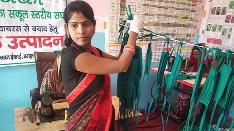 कोरोना वायरस से जंग: बिहार में मास्क की कमी दूर कर रही 'जीविका दीदी'