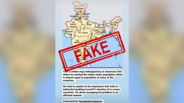 Fact Check: कोरोना के खिलाफ भारत की लड़ाई को दिखाने के लिए अमेरिकी CEO ने बनाया नया मैप? जानिए पूरी सच्चाई