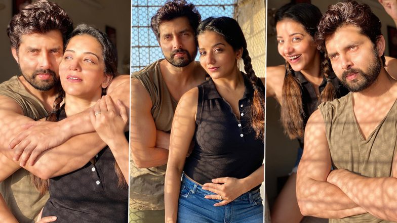 Monalisa Pics: भोजपुरी एक्ट्रेस मोनालिसा अपने पति विक्रांत सिंह के साथ मना रही हैं इस बात का जश्न, देखें रोमांटिक फोटोज