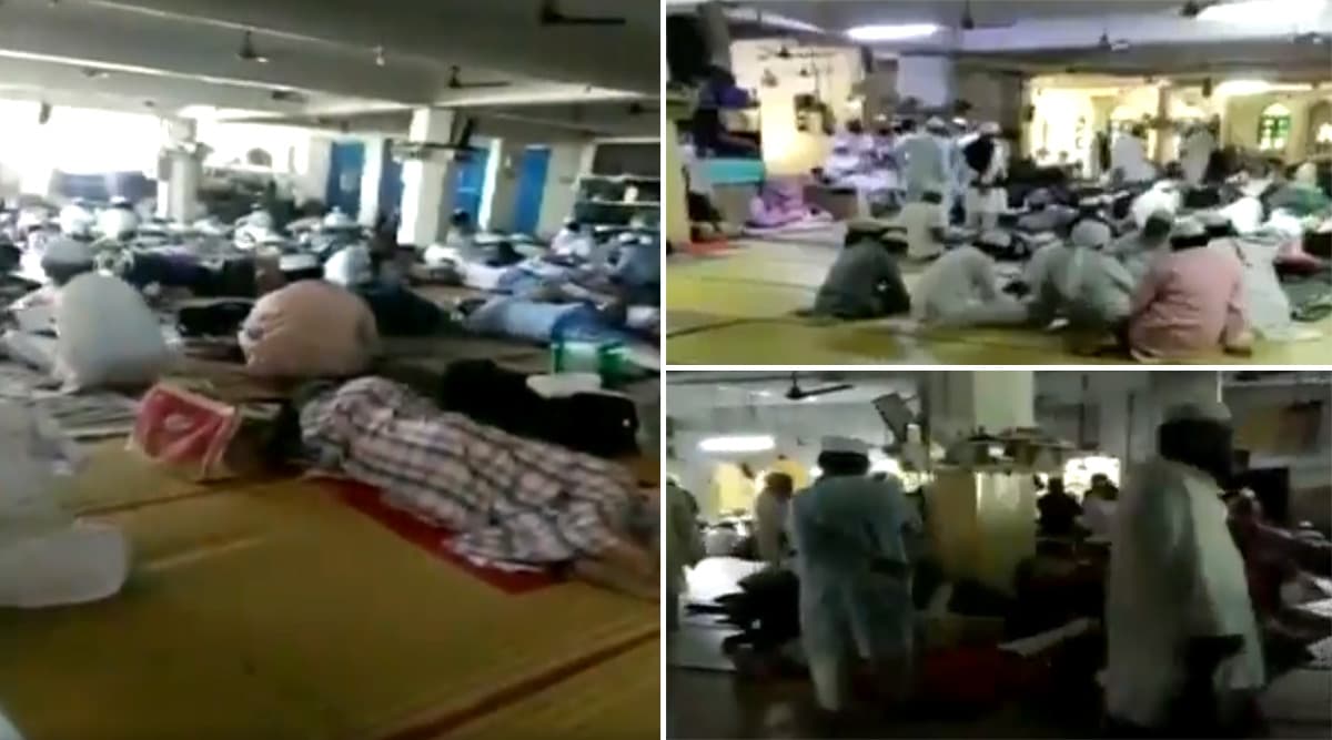 कोरोना संकट ने बीच चर्चा का केंद्र बनें निजामुद्दीन मरकज का पहला वीडियो आया सामने, बिल्डिंग के अंदर बड़ी संख्या में दिख रहें लोग; Watch Video कोरोना संकट ने बीच चर्चा का केंद्र बनें निजामुद्दीन मरकज का पहला वीडियो आया सामने, बिल्डिंग के अंदर बड़ी संख्या में दिख रहें लोग; Watch Video