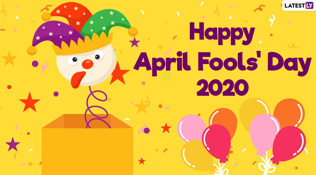 April Fools' Day 2020 Jokes: इन मजेदार जोक्स, WhatsApp Stickers, GIF  Images, HD Wallpapers, Funny Messages, Facebook Greetings के जरिए दें  अप्रैल फूल दिवस की शुभकामनाएं | 🙏🏻 LatestLY हिन्दी