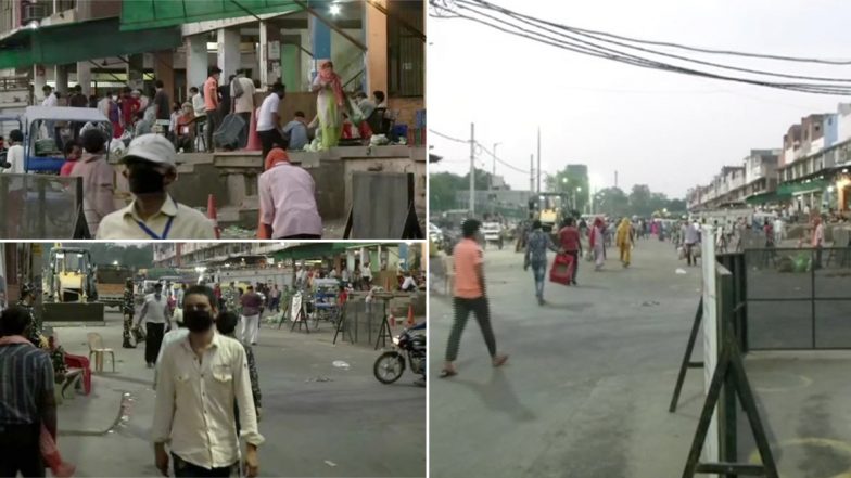 कोरोना संकट: दिल्ली की ओखला सब्जी मंडी में खरीदारी करते दिखें, सोशल डिस्टेंसिंग की उड़ी धज्जियां; देखें तस्वीरें