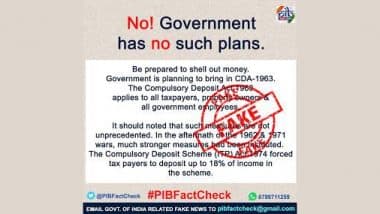 Fact Check: सभी टैक्सपेयर्स को जमा करानी पड़ेगी अपनी 18% आय, केंद्र ला रही अधिनियम?