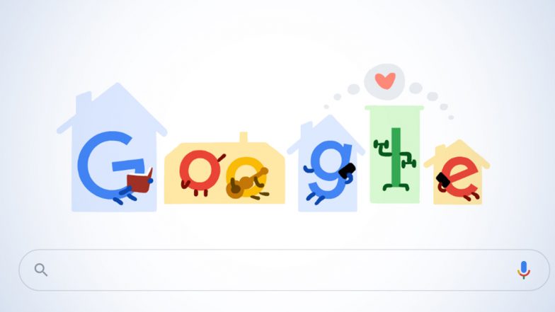 Coronavirus Tips Google Doodle: कोरोना वायरस से बचाव के लिए गूगल ने बताए हैं कुछ खास टिप्स, Stay Home Save Lives डूडल के जरिए जन जागरूकता