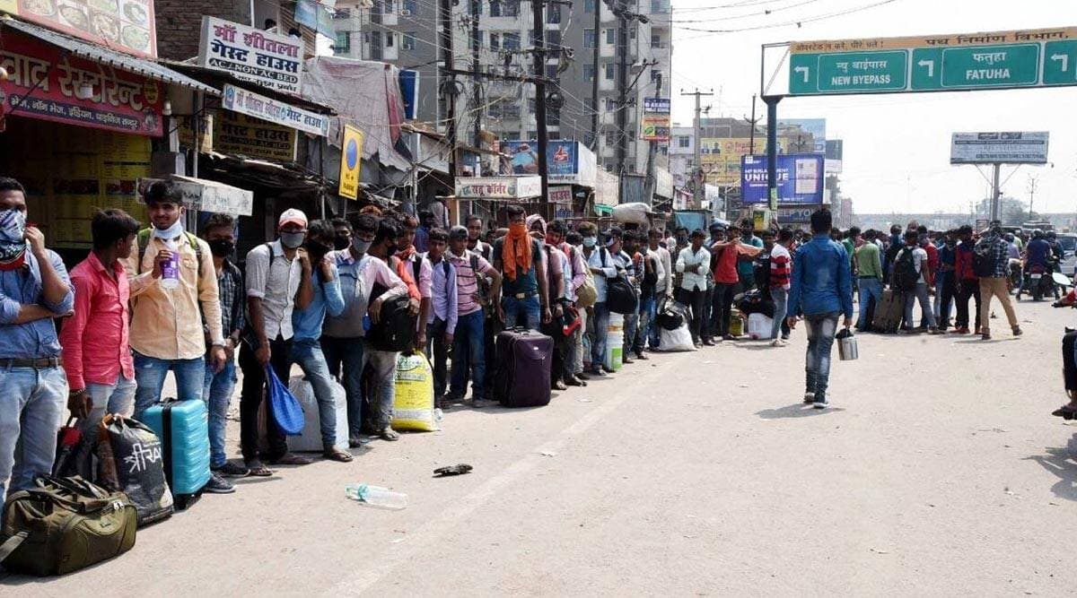 महाराष्ट्र से उत्तर प्रदेश जा रहे मजदूरों ने मध्यप्रदेश के बड़वानी में किय हंगामा