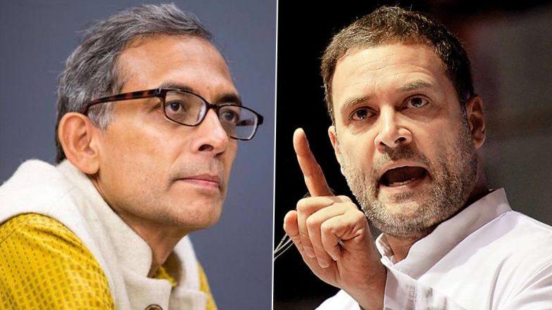 राहुल गांधी से बातचीत के दौरान अभिजीत बनर्जी ने कहा- लोगों के हाथ में पैसे देने से पटरी पर आएगी अर्थव्यवस्था