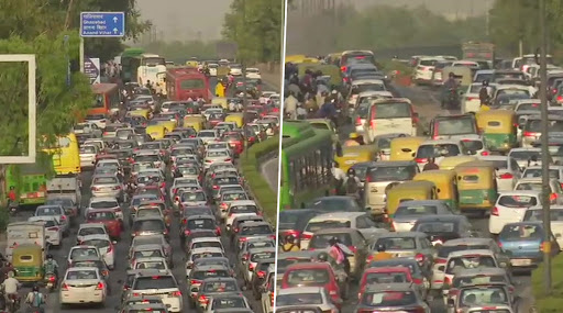 लॉकडाउन 4.0 में दिल्ली वालों को मिली ढील, ITO और यमुना ब्रिज पर लगा गाड़ियों का तांता