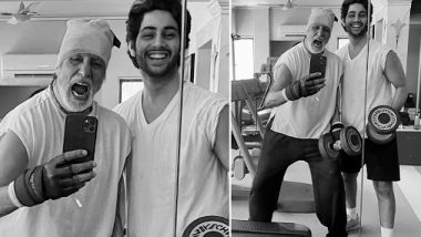 अमिताभ बच्चन ने अपने नाती अगस्त्य नंदा के साथ वर्कआउट की फोटो की शेयर, जोश देखकर आप भी हो जाएंगे इम्प्रेस