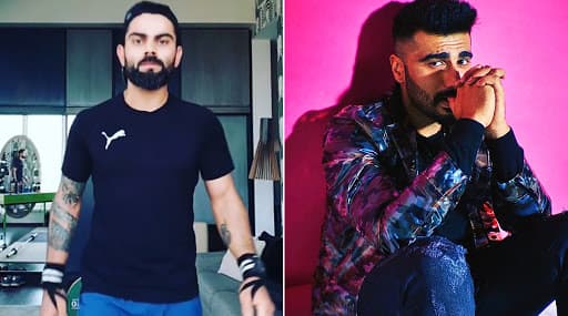 विराट कोहली का फिटनेस वीडियो देखकर अर्जुन कपूर ने किया Troll, किया ऐसा कमेंट विराट कोहली का फिटनेस वीडियो देखकर अर्जुन कपूर ने किया Troll, किया ऐसा कमेंट