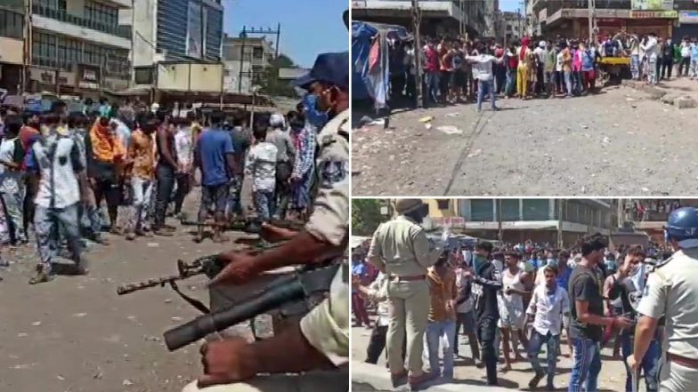 सूरत: प्रवासी मजदूरों और पोलिस के बीच टकराव, Lockdown 3.0 के चलते घर लौटने की कर रहे थे मांग