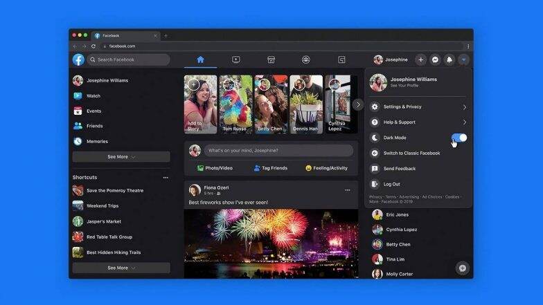 फेसबुक ने डेस्कटॉप यूजर्स के लिए जारी किया डार्क मोड, यहां जानें Facebook के नए फीचर को कैसे करें ऑन
