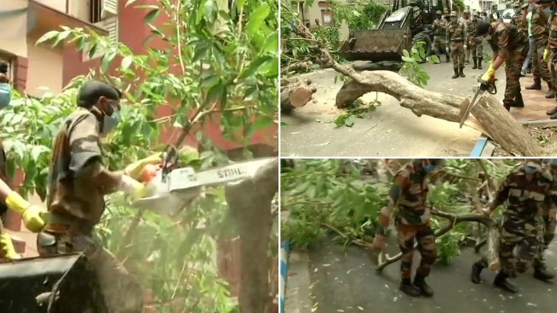पश्चिम बंगाल में ‘अम्फान’ के जाने के बाद जिंदगी को पटरी पर लाने की कोशिश जारी, सेना भी जुटी