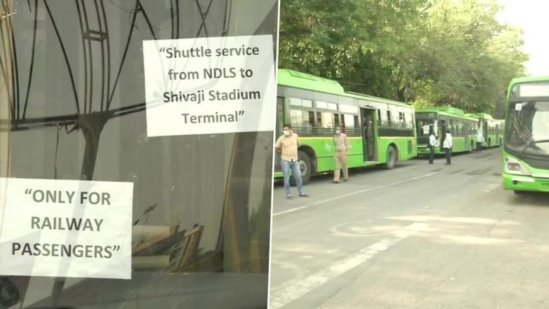 दिल्ली: स्पेशल ट्रेनों के यात्रियों के लिए लगाई गई DTC बसें, आज 7 ट्रेनें पहुंचेंगी राजधानी