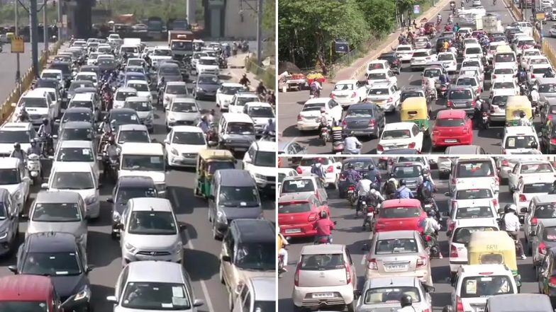 Traffic Update: दिल्ली-गुरुग्राम बॉर्डर पर लंबा ट्रैफिक जाम लगा