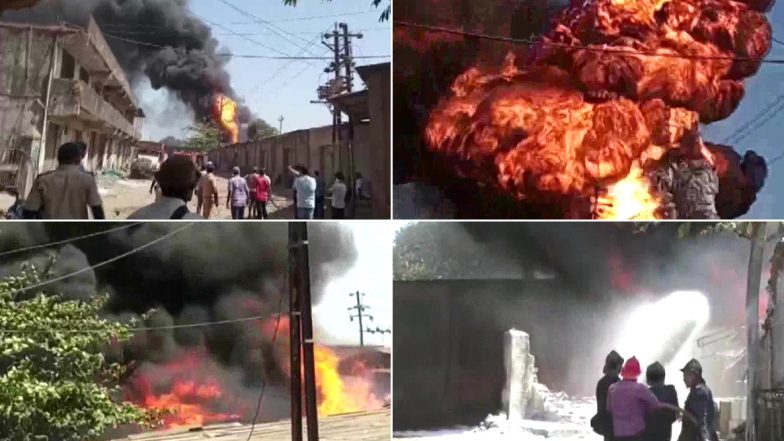 महाराष्ट्र के भिवंडी में केमिकल फैक्ट्री में लगी भीषण आग, दमकल की 6 गाड़िया मौके पर पहुंची 