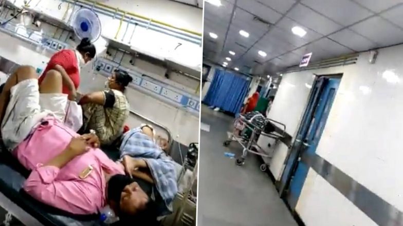 मुंबई: केईएम अस्पताल के वार्ड में एक बेड पर किया जा रहा है दो मरीजों का इलाज, वीडियो हुआ वायरल