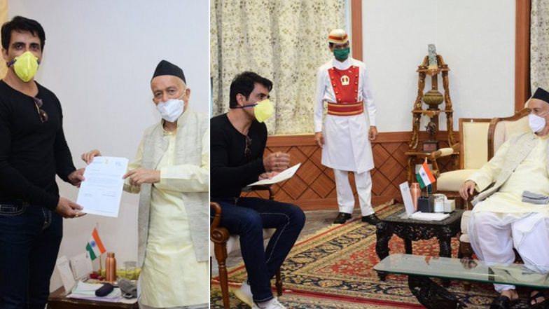 महाराष्ट्र के राज्यपाल भगत सिंह कोश्यारी से मुलाकात के बाद ट्विटर पर गूंजे 'अगली बार सोनू सूद सरकार' के नारे